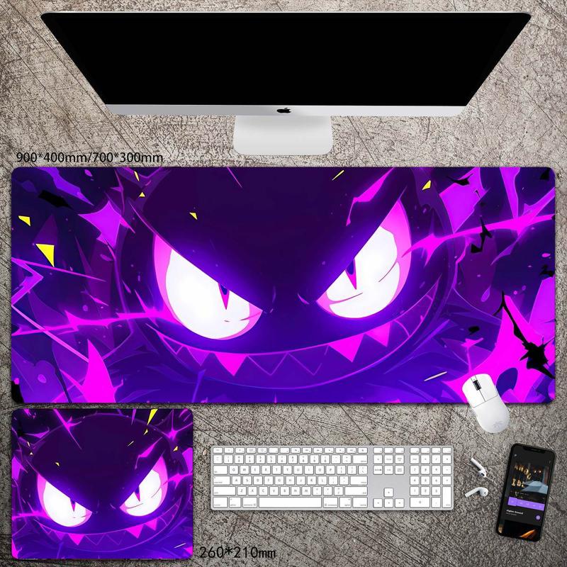 Product Introduction of Sanchengby314191 Pokemon Mouse Pad Oversized Desk Pad Mat Long Computer Office Large Keyboard Pad Two-Dimensional Animation Gengar 11