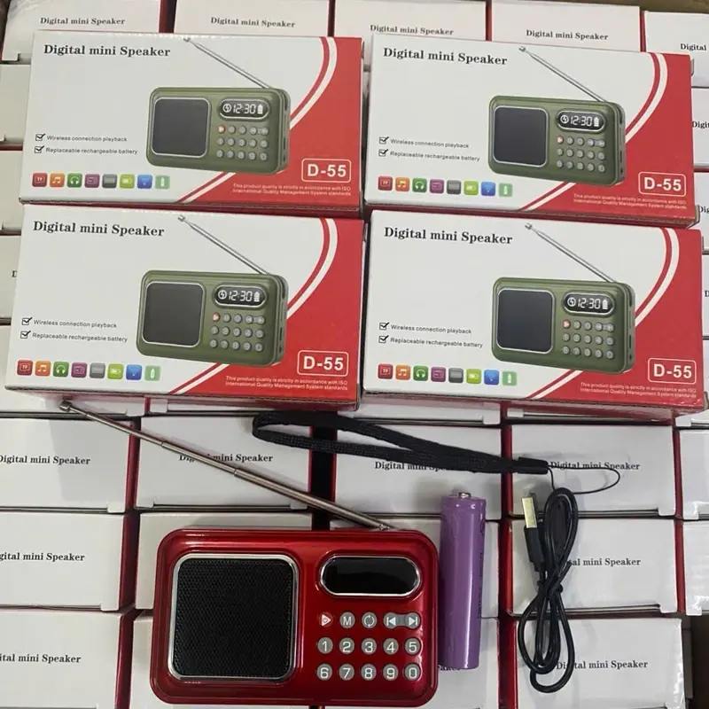 ￼Máy nghe đài FM, Kinh Phật, Nhạc từ thẻ nhớ USB, Có đèn pin YSF-007 Bluetooth có cổng cắm tai nghe 3.5mm 6
