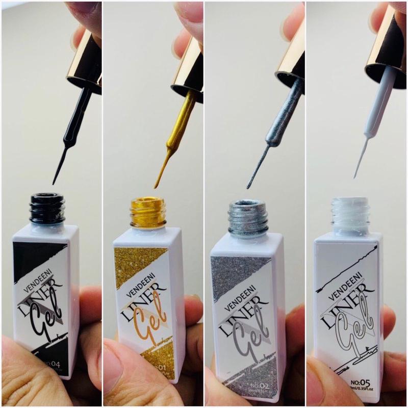Cọ nét gel Vendeeni sơn cọ vẽ nét nail siêu xịn xò