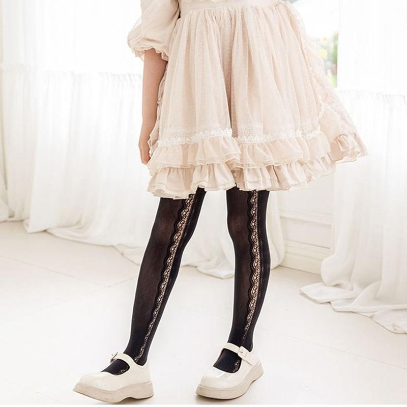 Product Introduction of New Nylon Mesh Pantyhose Girl Gift Elasticity Children's Tights Fashion Summer Socks Children 14