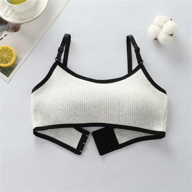 Áo Vest Nhỏ Cho Bé Gái, Mềm Mại Và Thân Thiện Với Làn Da, Áo Ngực Nâng Ngực, Thiết Kế Thu Thập, Áo Ngực Thoải Mái, Thích Hợp Cho Thời Kỳ Phát Triển Áo Ngực Của Bé Gái 4