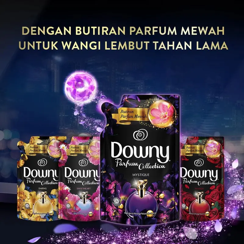 Downy Pewangi dan Pelembut Pakaian Konsentrat 650mL / 550mL Buah Bunga 1
