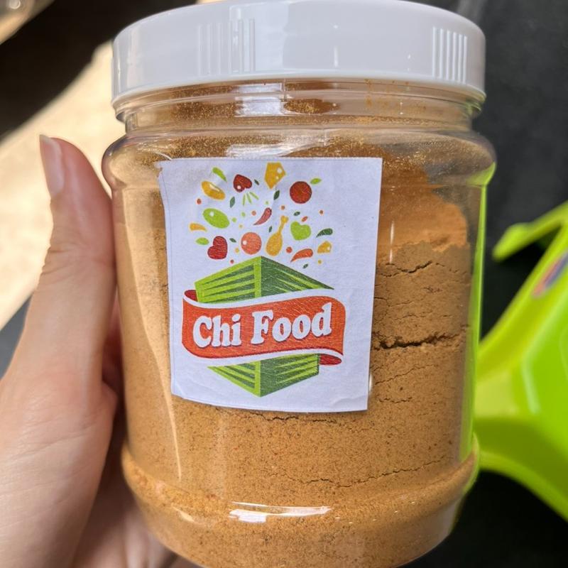 Muối sặc siêu cay muối nhuyễn trộn bánh tráng hũ 500g