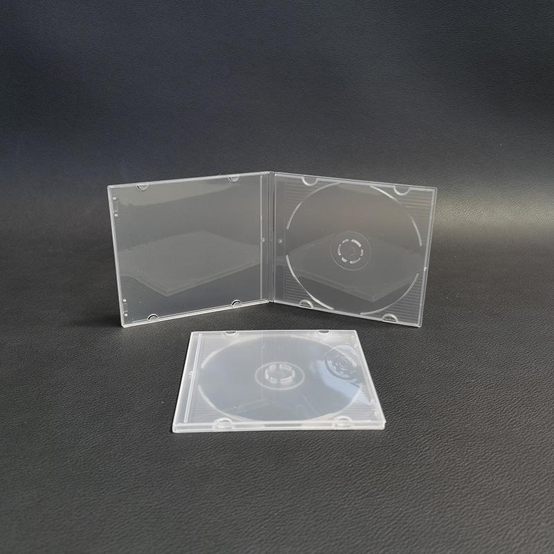 ReadStar-Hộp Đựng DVD Tiêu Chuẩn Siêu Mỏng PP Trong Suốt, 1 Cái, 8CM, Gói CD 3 Inch, Hộp Đựng CD Di Động 2