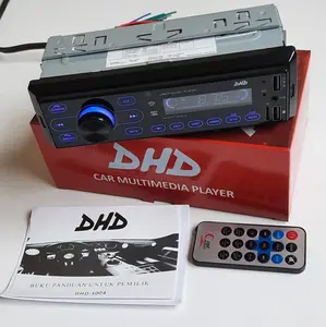 Tape Mobil Single Din Mp3 Radio FM Player Dengan 2 Port USB dan Bluetooth DHD-3004
