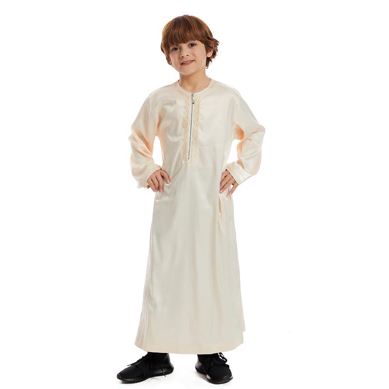Product Introduction of Middle East Dubai Southeast Asia Children's Robe Children's Boys Robe Spot New Th880 Comfortable Hot Sale 16