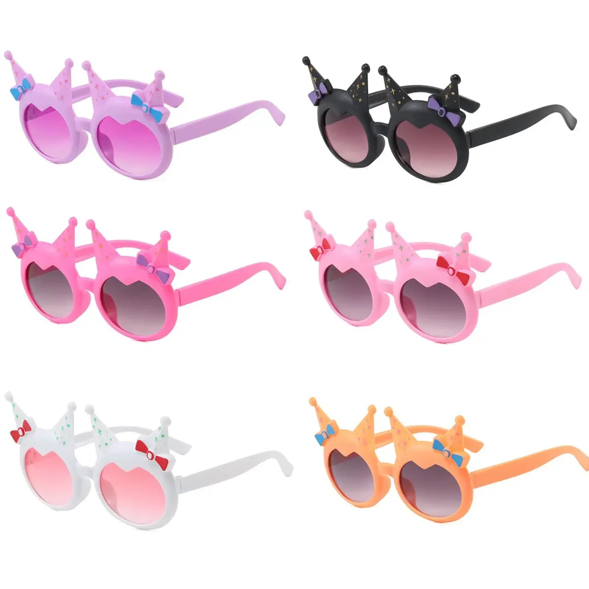 Cartoon Kuromi Kids Sunglasses Fashion Eyeglasses Lightweight Frame UV400 Sunglasses for Kids