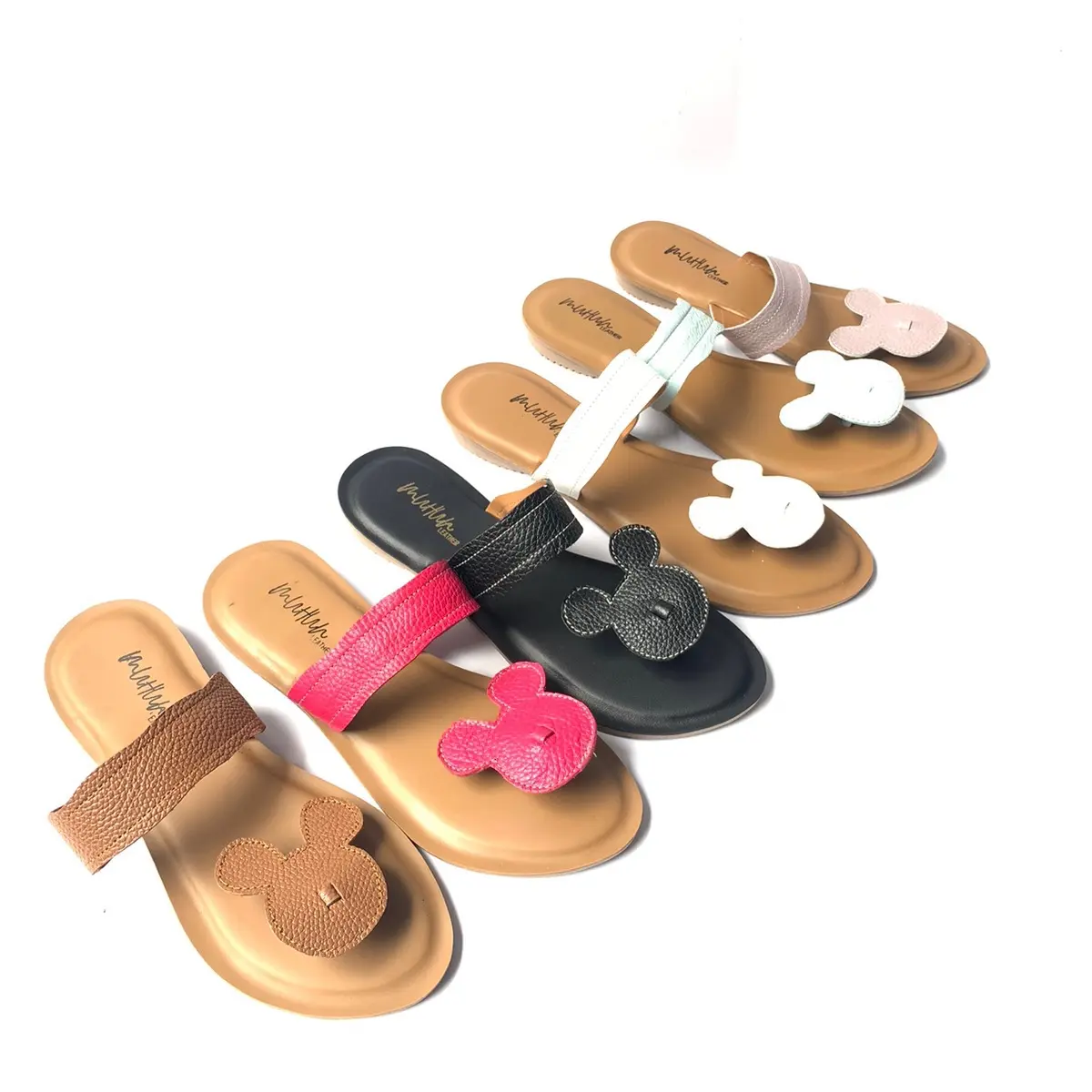 MuhunLeather - Sandal kulit wanita | Sandal Papirut | Mickey dewasa | sandal Sandal kulit Garut Perempuan