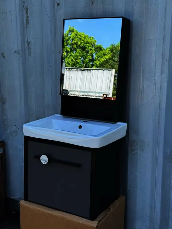 BỘ TỦ LAVABO + TỦ GƯƠNG KÍCH THƯỚC 50*36CM mã T-2024 3