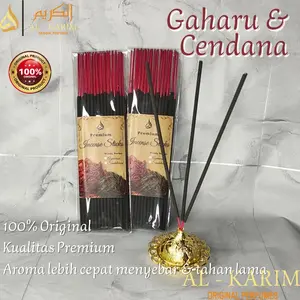 [Isi 40] Cendana Gaharu Dupa Buhur Lidi Premium Agarwood Sandalwood Natural Kayu Woody ruang kerucut gaharu king