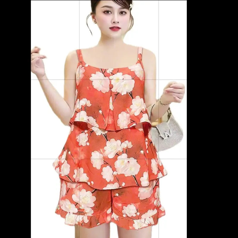 Đồ bộ nữ 2 tầng  SIÊU XINH vải mango mềm, mịn, mặc mát.