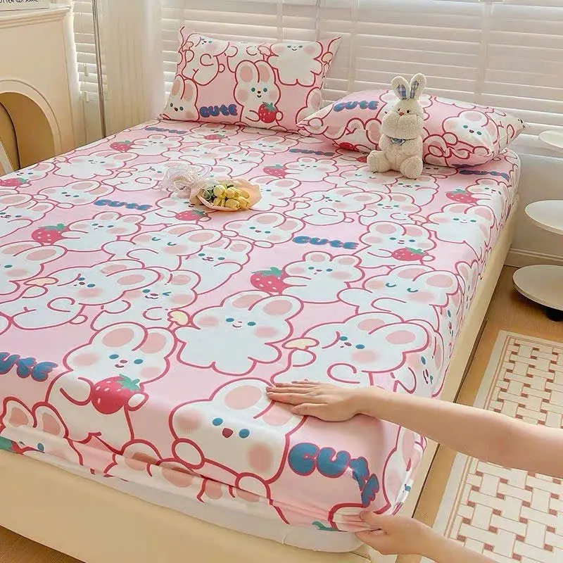 Bộ Ga Gối ( 1 ga kèm 2 vỏ gối nằm ) nhiều Mẫu, Ga bo chun đầy đủ kích thước 5