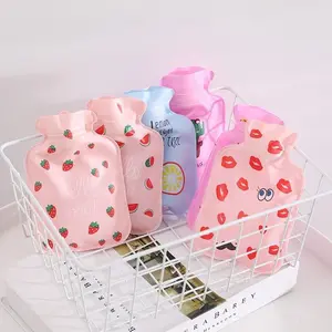 Sliga Tas Panas Tangan Kartun Injeksi Air PVC Kepadatan Tinggi 14x17cm untuk Perjalanan & Liburan COD