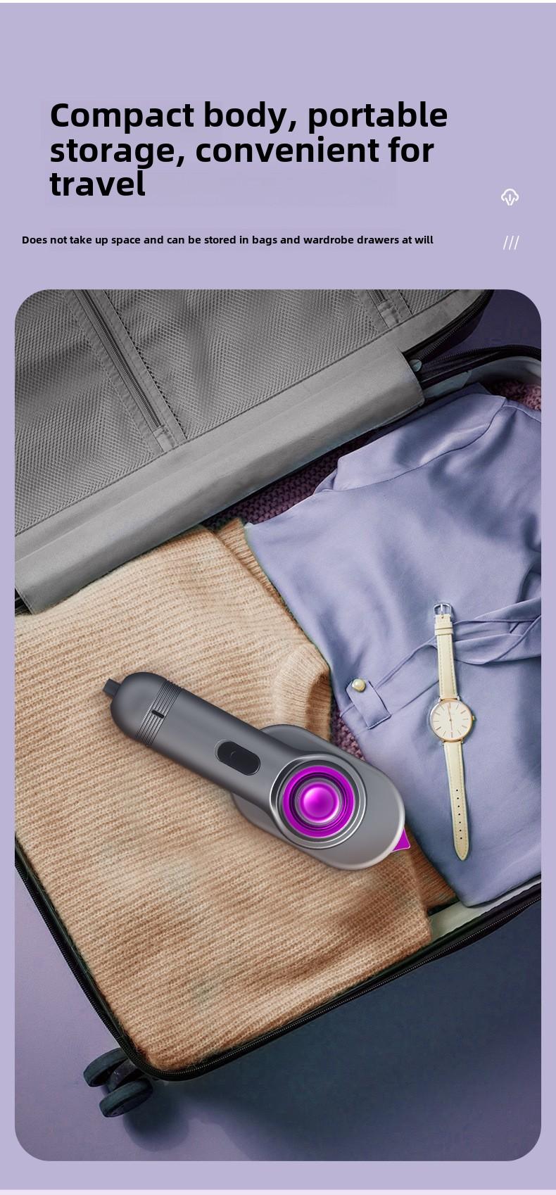 Product Introduction of Mini household small portable dry and wet dual-use rotary folding atomizing steam electric iron hanging ironing machine 10