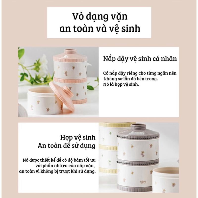 Hộp chia sữa 3 ngăn Dottodot x TGM Hàn Quốc cho mẹ trữ sữa cho bé khi ra ngoài (Hãng DOT TO DOT) 4