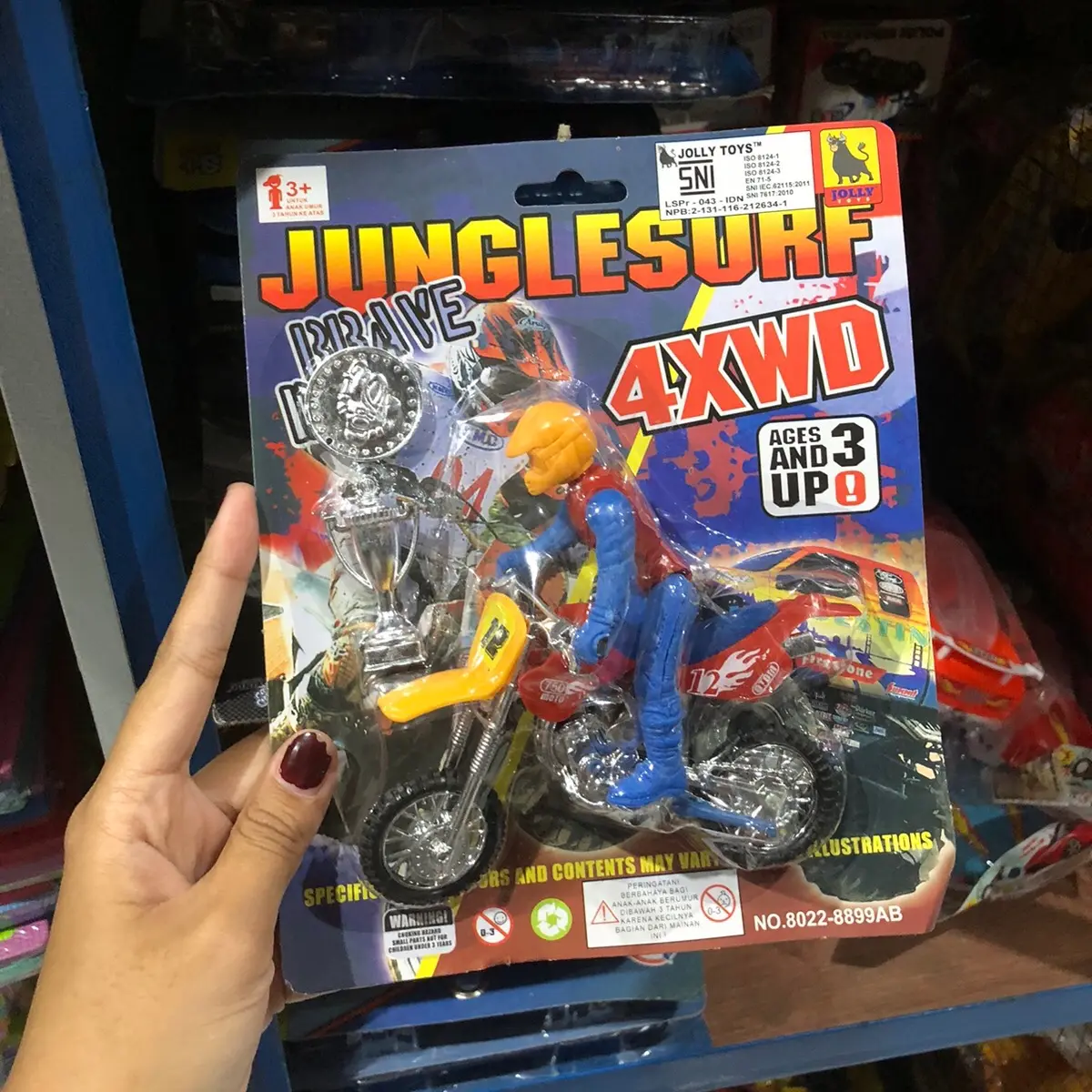 MAINAN JUNGLESURF SEPEDA MOTOR BALAP MOTOCROSS JUNGLE SURF PEMBALAP JUARA  BALAPAN Cowok