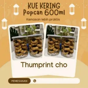 Aneka Popcan Kue kering Thumbprint Cici Factory