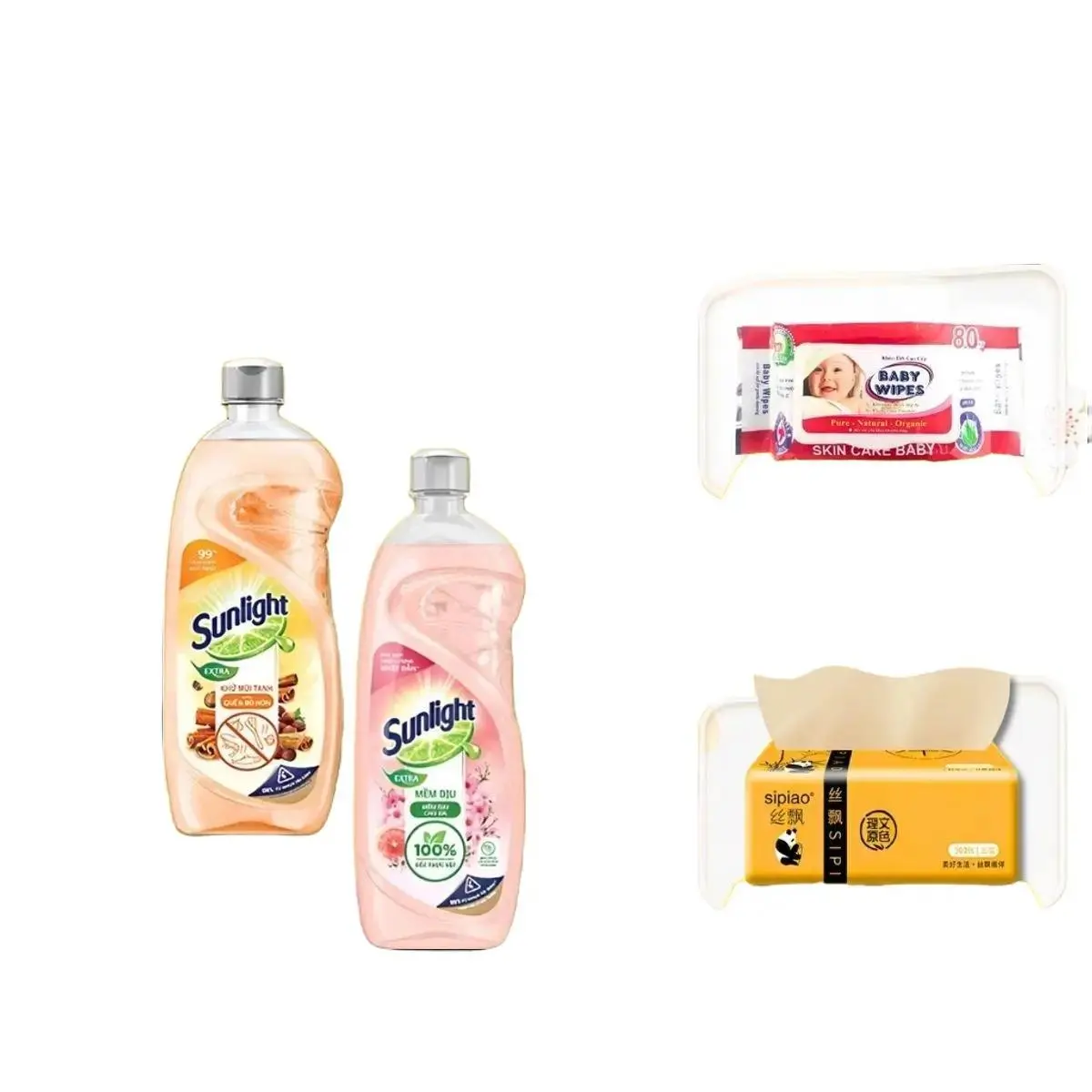 Nước Rửa Chén Sunlᶖght Dầu Rửa Bát Hữu Cơ Thiên Nhiên Sạch Nhanh 1oo% Gốc Thực Vật Hương Thơm Tươi Mát 750g