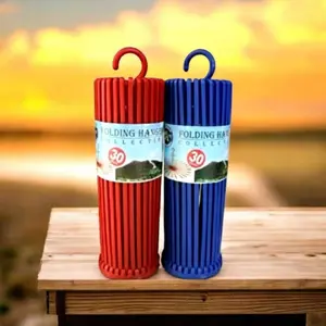 (promo)Folding Hanger Gantungan Baju Bulat Anak 30 Stik