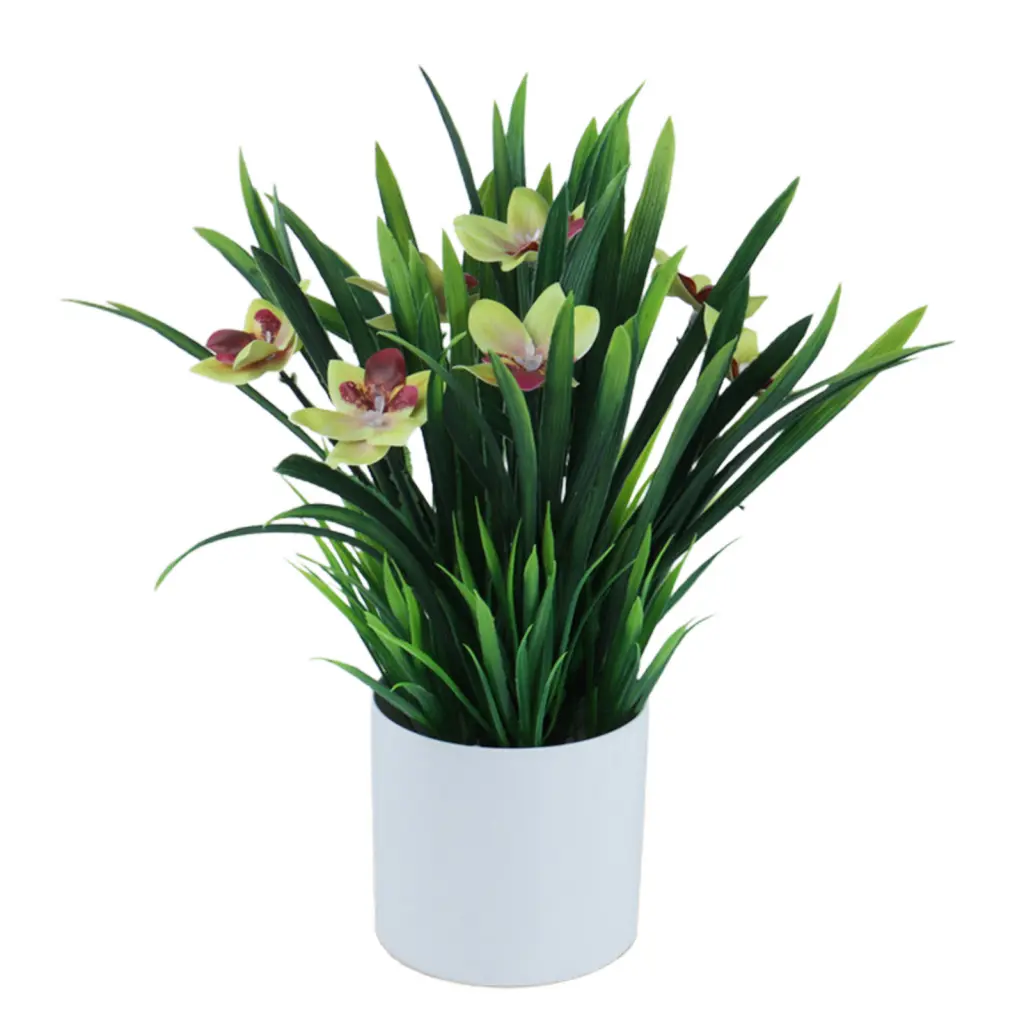 Whizyer Simulation Flower DIY Long Lasting Everlasting Artificial Potted Plant Fashion for Indoor