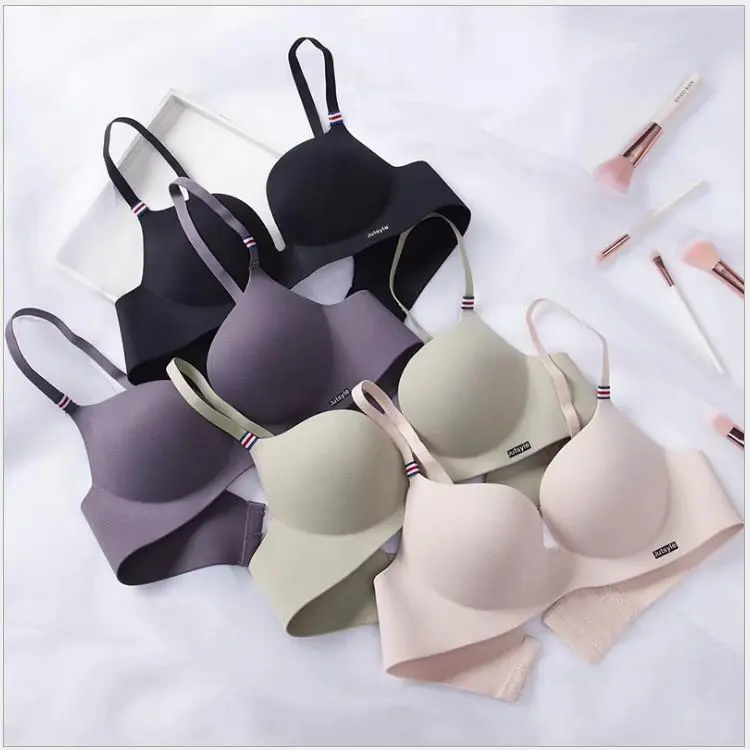 PW033 Bra Wanita Fashion Cutting Kecil Liat LD dulu ya Bra Cewek Simple Polos Ada Kaitan Korea Gym Olahraga Bh Women Tanpa Kawat Murah Import COD Sport