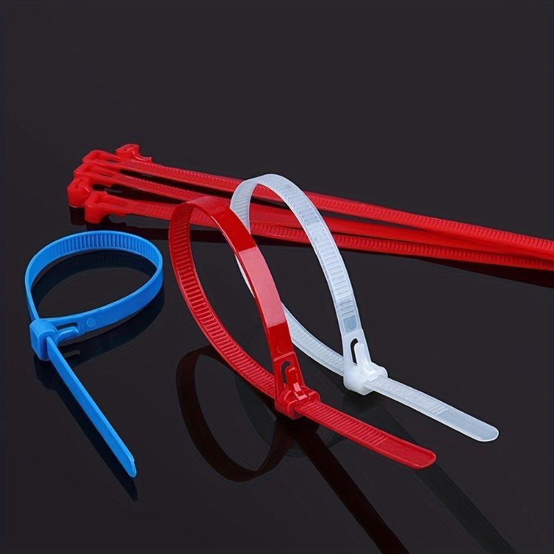 Reusable Cable Ties, Self-locking Plastic Nylon Cable Ties, Cable Organizer, Mixed Color Cable Zip Ties, Home Organizer 3