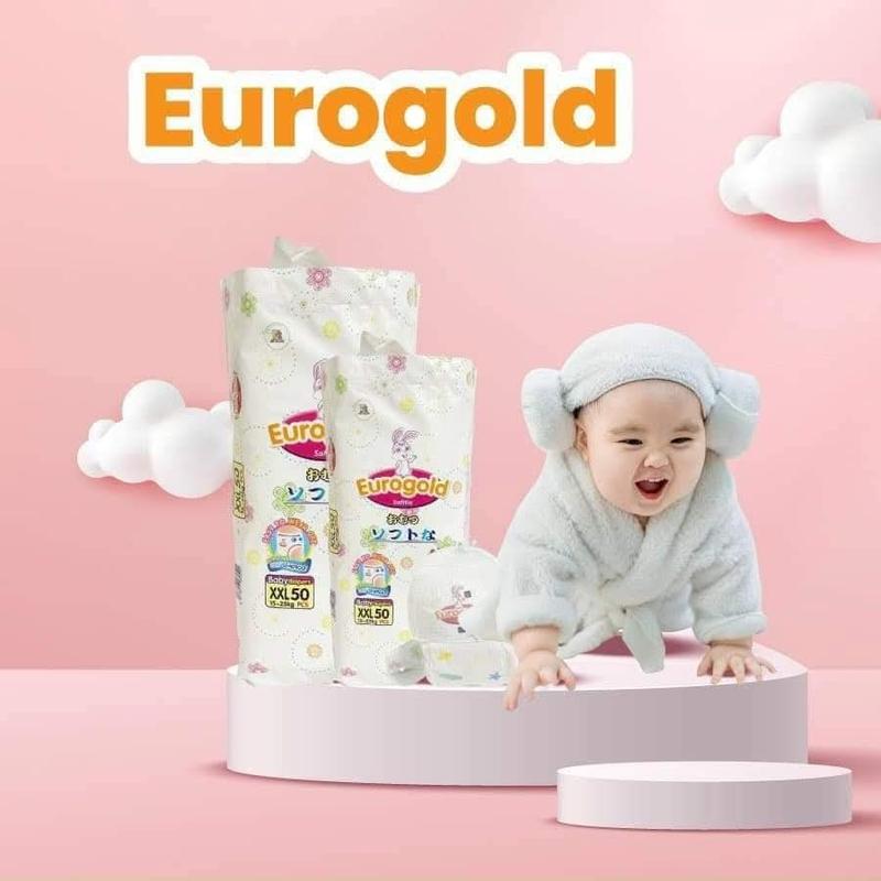 Product Introduction of Bỉm EUROGOLD - Trắng (nội địa Nhật)   Đảm bảo mẹ sẽ hài lòng: - Bỉm quốc dân ạ - Mỏng - Thấm hút tốt - Không lo hăm tả ̉ EUROGOLD ̂̀ ̀ Đ̂ ́ MẸ 6