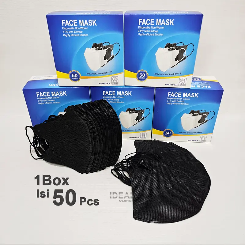 Masker Duckbill Face Mask Isi 50Pcs 1Box 1