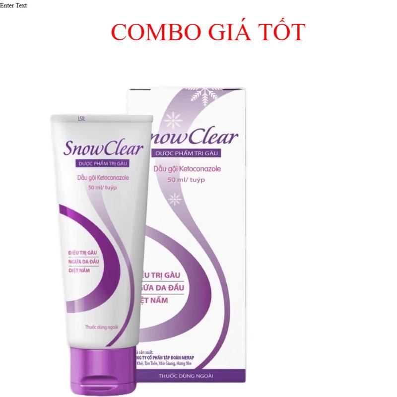  COMBO 02 HỘP Dầu gội  snow clear   - dành cho da gàu ngứa - Tuyp 50ml  Dưỡng Tóc Chăm Sóc Tóc Women 