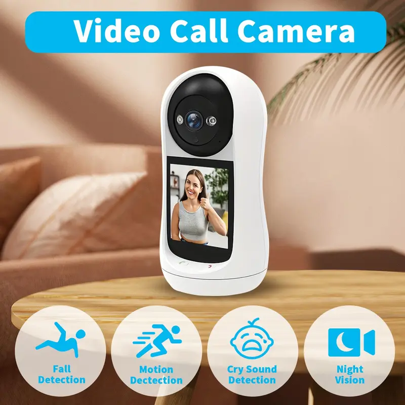 1080P HD Smart Security Camera, USB Powered WiFi Camera with Night Vision, Motion-Detection Camera with Two-Way Audio for Home Surveillance 6