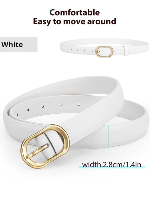 Durable Pin Buckle Women's Belt, Durable Two Layer Split Leather Belt, Trendy All-match & Exquisite Belt for Birthday Gift 3