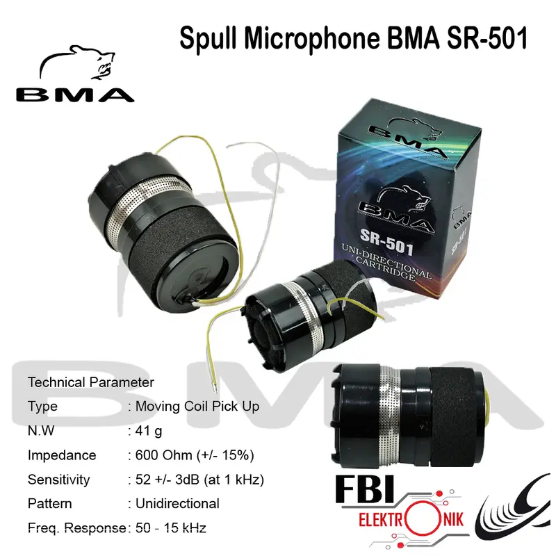 Spul Mic BMA  / Spool Microphone BMA / Cartridge / Spull / Spoel Mic Beta 58 coil 1