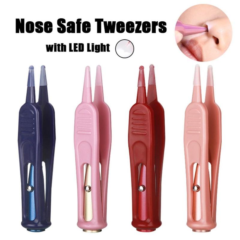 Product Introduction of Clean Ear Nose Navel LED Light Baby Dig Booger Clips Plastic Infants Nose Safe Tweezers Cleaning Tweezer 14