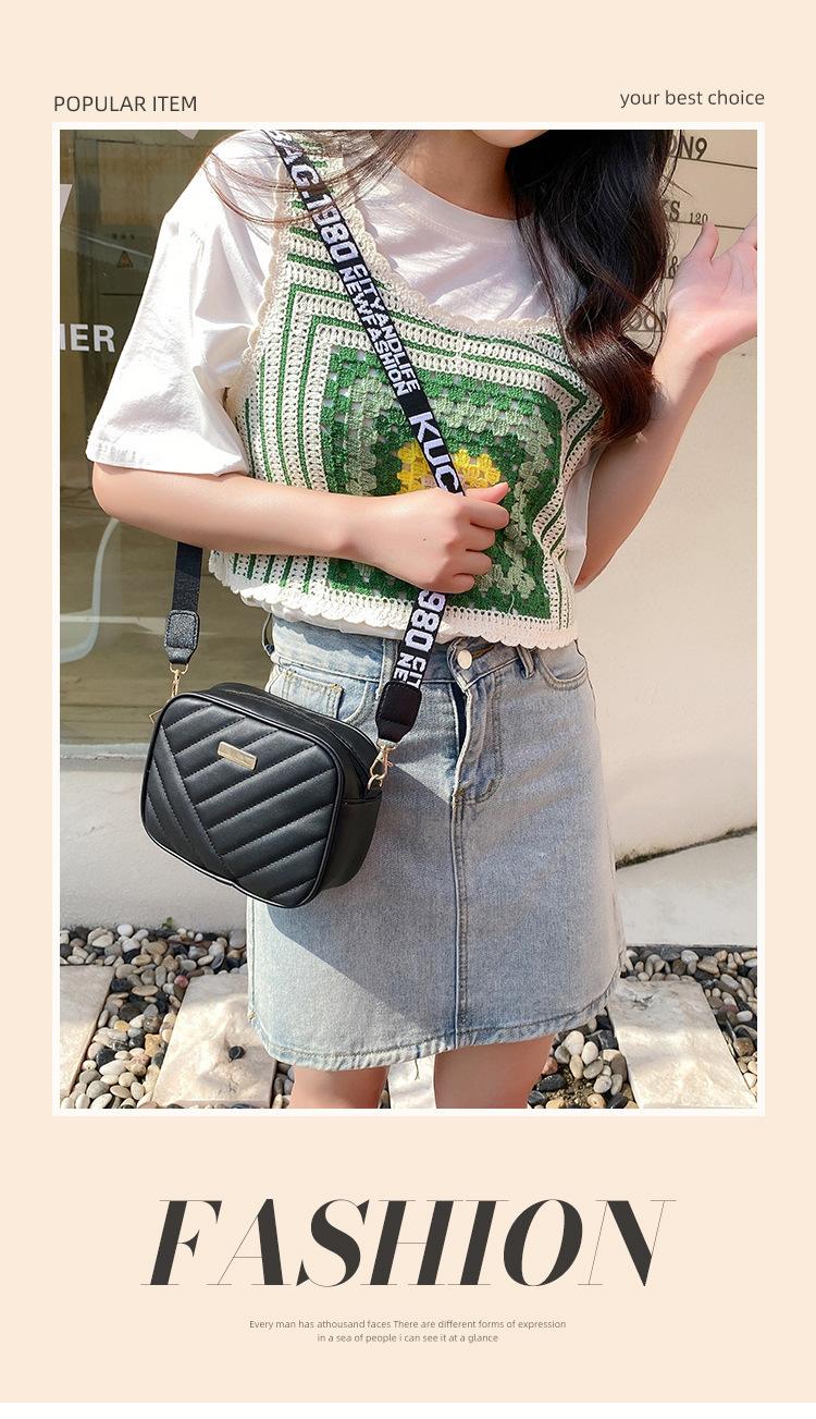 Product Introduction of Bag Women's Bag 2024 New Small Square Bag Women's Shoulder Bag Fashion Crossbody Bag Small Bag Coin Purse 10