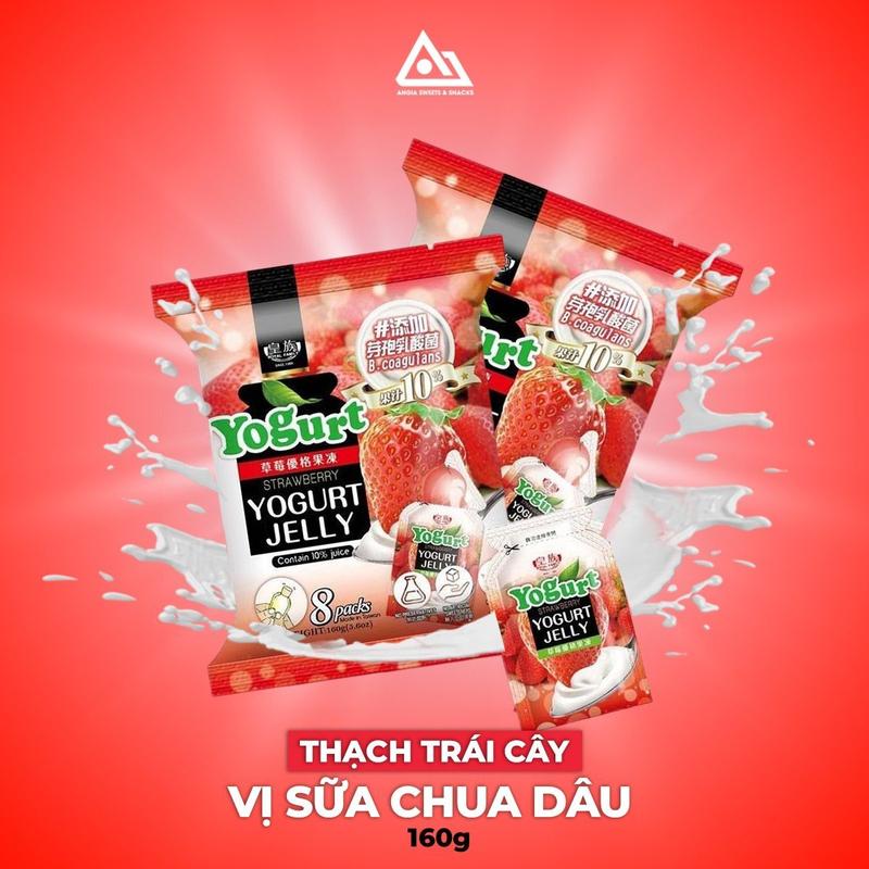Thạch trái cây Đài Loan vị nho 160g, thạch hoa quả dai giòn thơm ngon An Gia Sweets Snacks 4