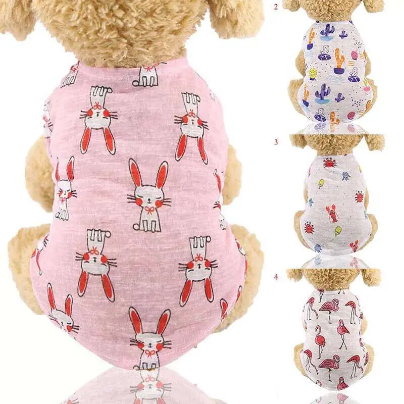 Dog Summer Vest and Cat Pets Clothes Breathable Sunscreen Suit, dog and cat shirt