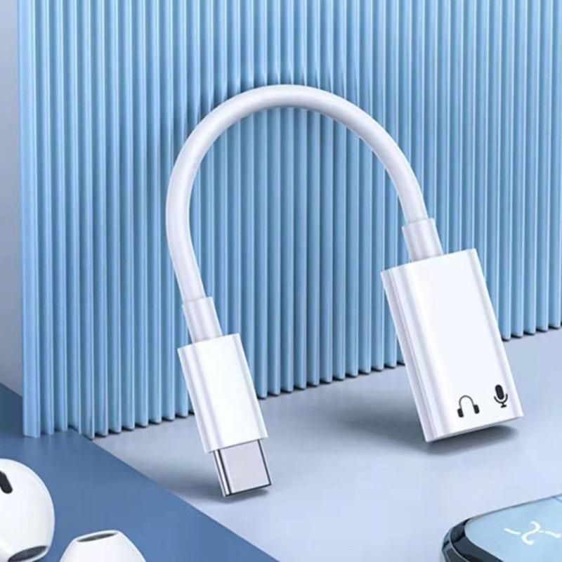 Bộ Chuyển Đổi tai nghe âm thanh USB C sang Lightning dành cho iPhone 15 Pro Max iPad Pro và Samsung Type C sang IOS có dây Aux bao gồm vỏ ốp tai nghe