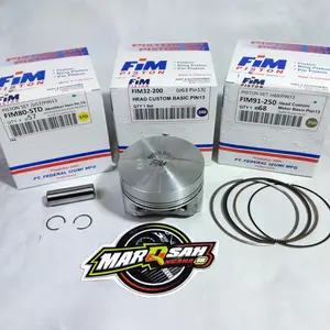 PISTON FIM PIN 13 CUSTOME DOME 57, 58, 59, 60, 61, 62, 63, 64, 65, 66, 68 PEN 13 MARQSAH NGANA18