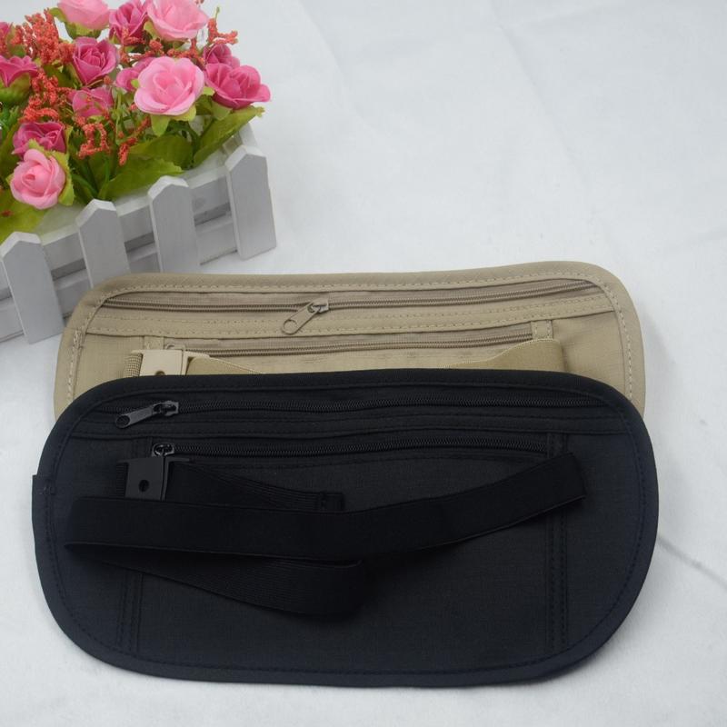 Invisible Travel Waist Packs Pouch for Passport Money Belt Bag Hidden Security Wallet Gift Travel Bag Chest Pack Money Waist Bag 2