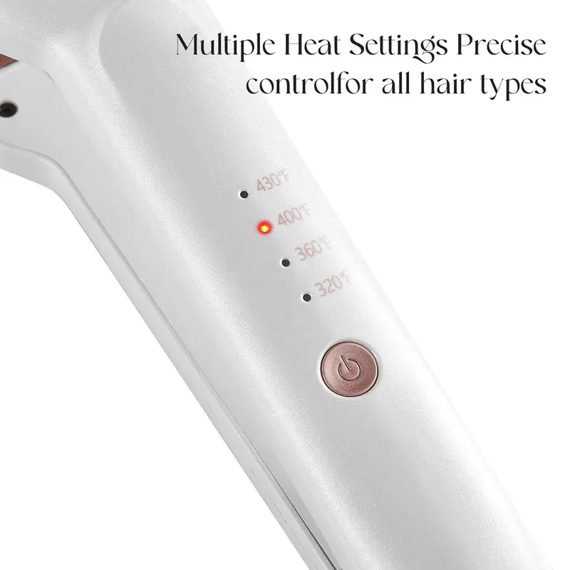 4-Speed Temperature Hair Straightener, 1 Box Multifunctional Hair Straightening Machine with Replacement Plates, Professional Hair Styling Tool for All Hair Types 3