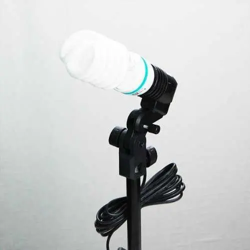 TaffSTUDIO Lamp Holder Lampu Foto Soket E27 dengan Dudukan Payung - HQ-DZ1 2