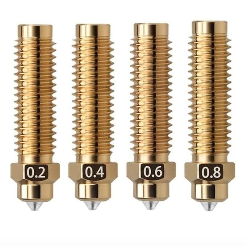 Office Supply 1 cái Thay thế phụ tùng 0,2/0,4/0,6/0,8mm Đầu phun gốm Đồng thau…