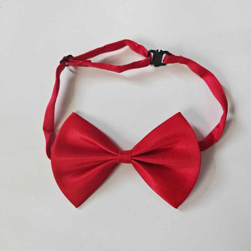 School performance Student bow tie Choir Group Male best man Groom Black suit bow tie Wedding Wedding British butterfly dress accessories 8