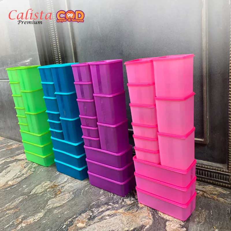 [BISA COD] Calista Aurora Set 14 pcs Free Botol & Lunchbox 1