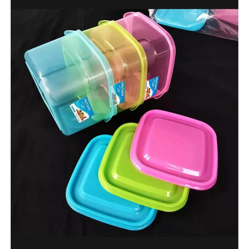 Toples segi plastik 500 mil Zayn - wadah bumbu -aksesoris KMP 4