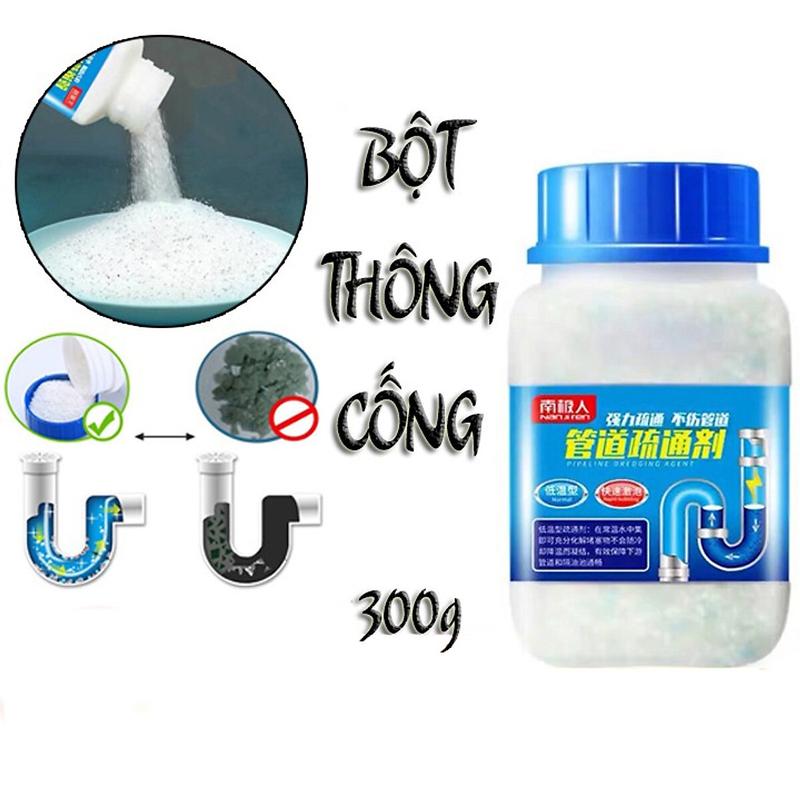 Bột Thông Cống,Bồn Cầu,Lavabo Cực Mạnh - Thông Tắc Bồn Cầu Nhanh Chóng Thế Hệ Mới 2
