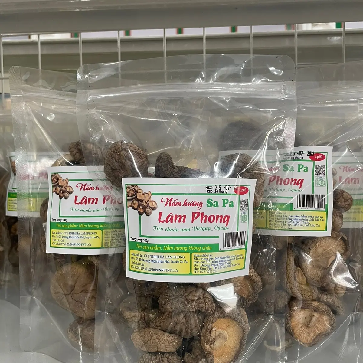 NẤM HƯƠNG HỮU CƠ _OGANIC SAPA 100G Food Thức Ăn, nấm khô