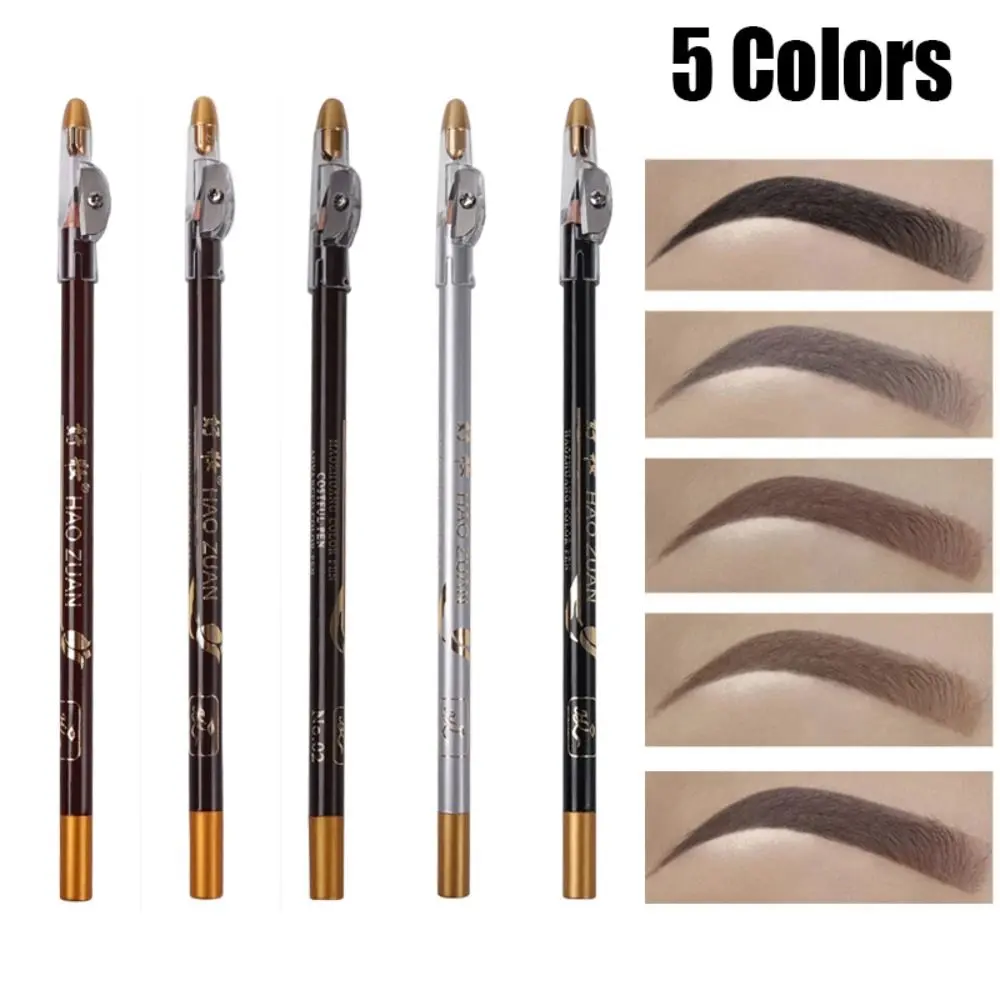 Pensel Celak Kening, Ketibaan Baru, Tahan Lama, Kecemerlangan, Kalis Air, Tersedia dalam 5 Warna, Coklat dan Hitam, Alat Kecantikan