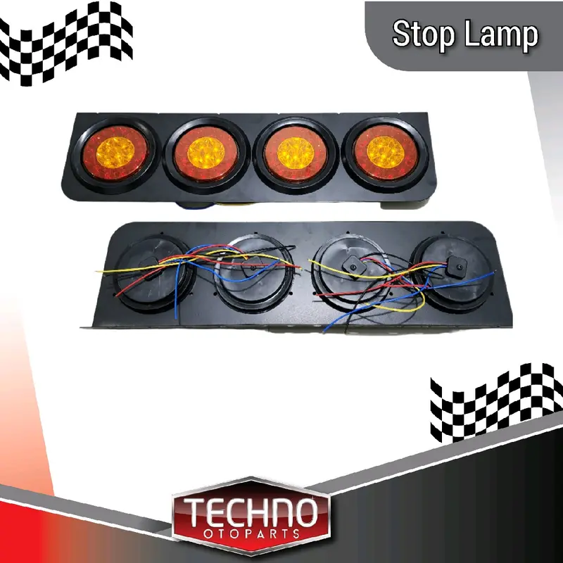 Lampu Led Rem Stop lamp Stoplamp Bak Truk 24v 402 Universal 1pcs Hino Giga Fuso Canter dll 1