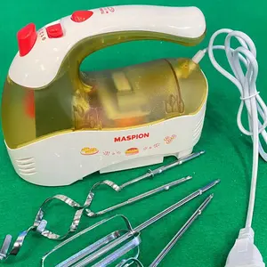 Maspion Hand Mixer MT1192 White 200W pengaduk Stainless